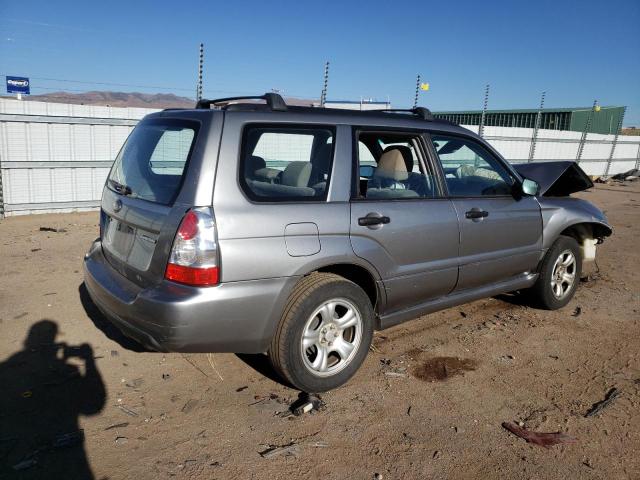 JF1SG63667H741262 - 2007 SUBARU FORESTER 2.5X GRAY photo 3