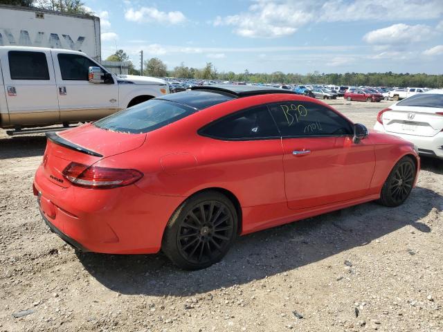 WDDWJ4JB5HF521633 - 2017 MERCEDES-BENZ C 300 RED photo 3