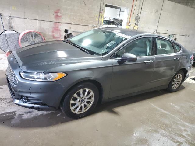 3FA6P0G75GR246678 - 2016 FORD FUSION S GRAY photo 1