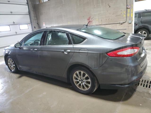 3FA6P0G75GR246678 - 2016 FORD FUSION S GRAY photo 2