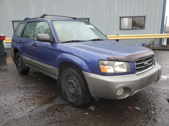 JF1SG65603H744665 - 2003 SUBARU FORESTER 2.5XS Көк фото 1