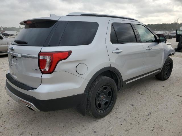 1FM5K8HT2HGC75414 - 2017 FORD EXPLORER PLATINUM SILVER photo 3