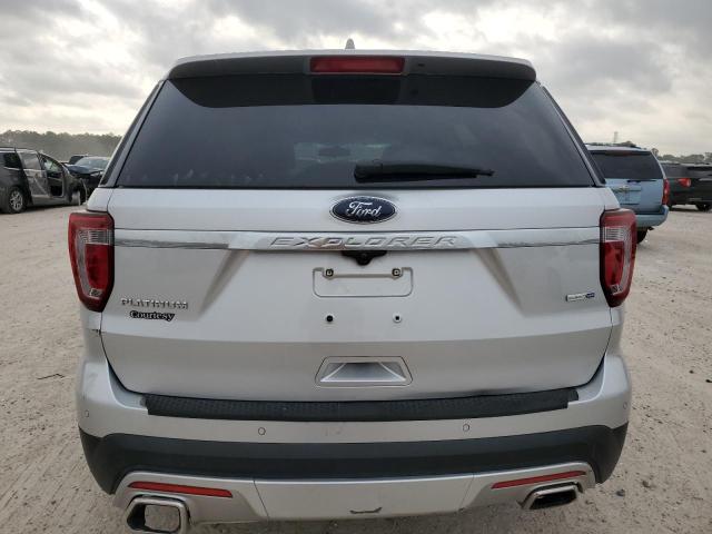 1FM5K8HT2HGC75414 - 2017 FORD EXPLORER PLATINUM SILVER photo 6