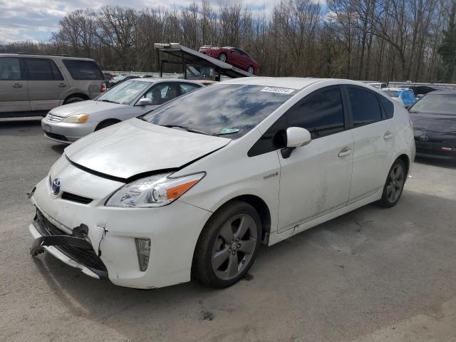 JTDKN3DU0F0402117 - 2015 TOYOTA PRIUS WHITE photo 1