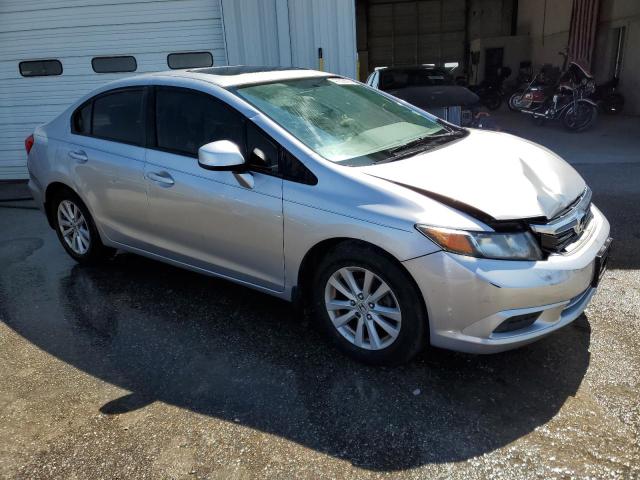 19XFB2F89CE104494 - 2012 HONDA CIVIC EX SILVER photo 4