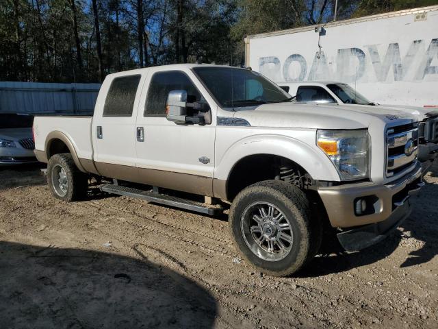 1FT7W2BT1BEC66374 - 2011 FORD F250 SUPER DUTY WHITE photo 4