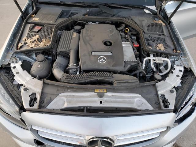 55SWF4JB5FU042947 - 2015 MERCEDES-BENZ C 300 BLUE photo 11