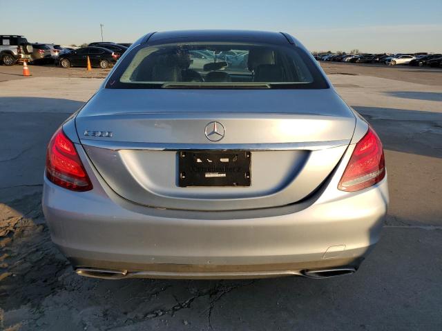 55SWF4JB5FU042947 - 2015 MERCEDES-BENZ C 300 BLUE photo 6