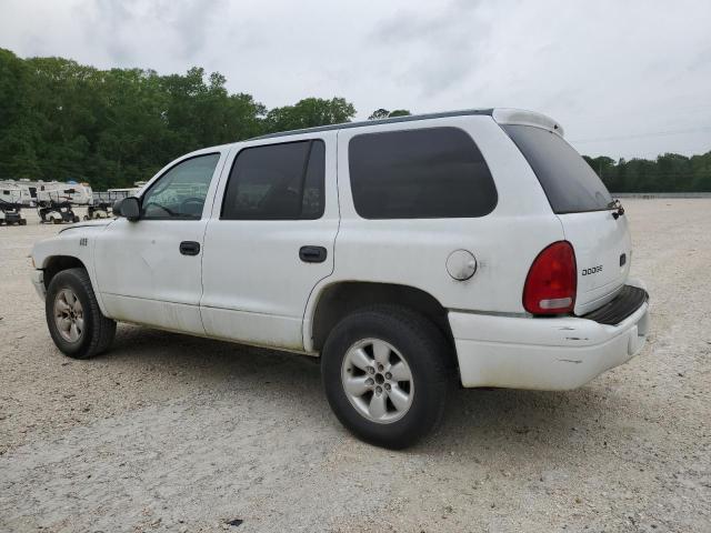 1D4HR38N63F555341 - 2003 DODGE DURANGO SPORT WHITE photo 2