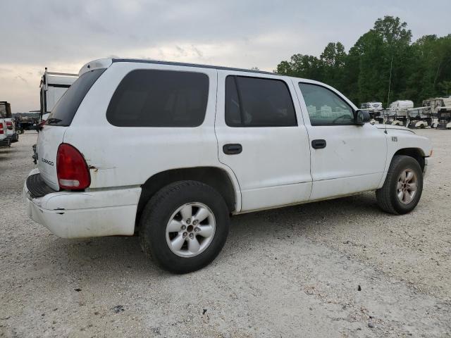 1D4HR38N63F555341 - 2003 DODGE DURANGO SPORT WHITE photo 3