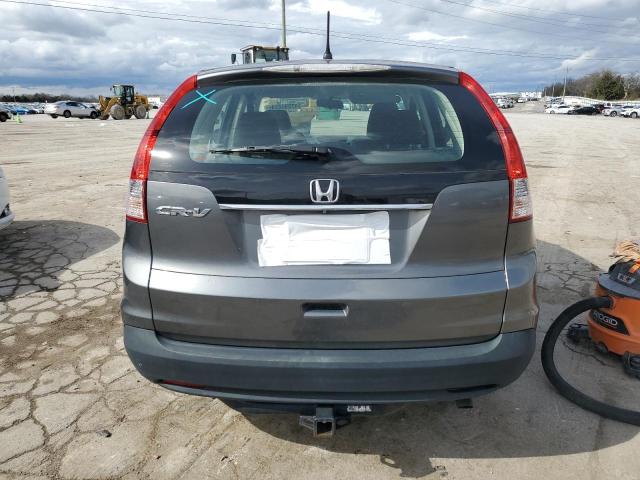 5J6RM3H31EL002917 - 2014 HONDA CR-V LX GRAY photo 6