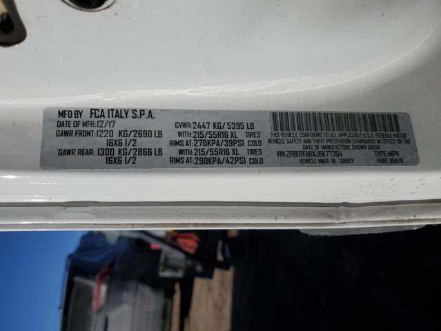 ZFBERFABXJ6K77304 - 2018 RAM PROMASTER WHITE photo 13