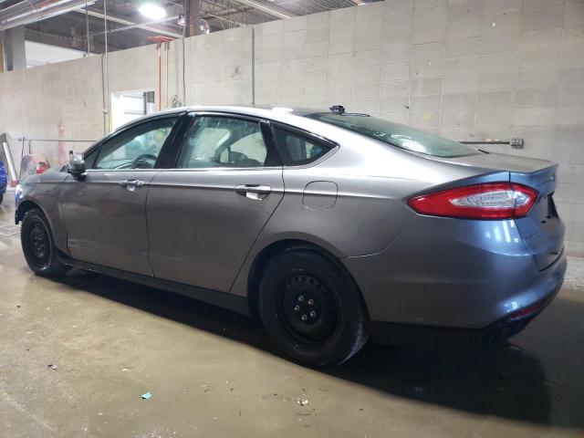 1FA6P0G79E5387835 - 2014 FORD FUSION S GRAY photo 2