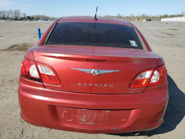 1C3LC46K88N295694 - 2008 CHRYSLER SEBRING LX RED photo 6