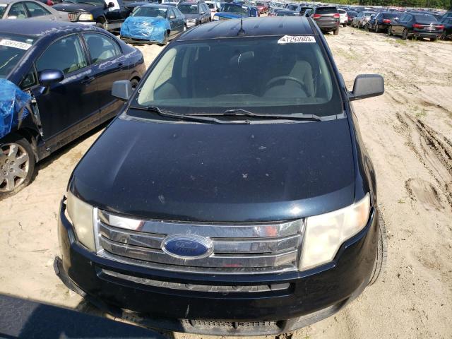 2FMDK36C28BA69857 - 2008 FORD EDGE SE BLUE photo 5