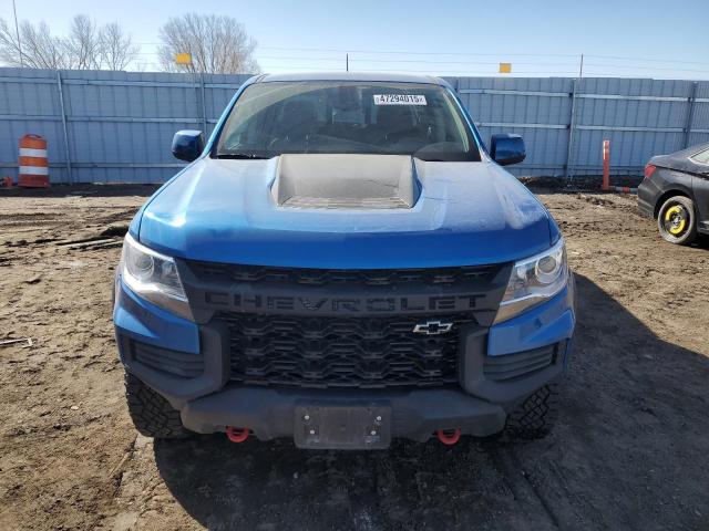1GCGTEEN1N1318735 - 2022 CHEVROLET COLORADO ZR2 BLUE photo 5