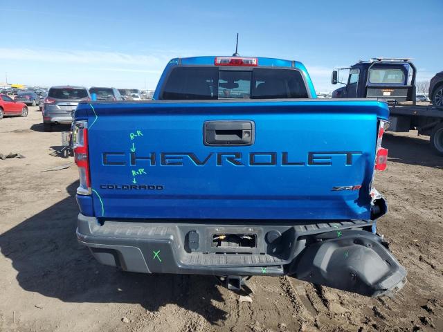 1GCGTEEN1N1318735 - 2022 CHEVROLET COLORADO ZR2 BLUE photo 6