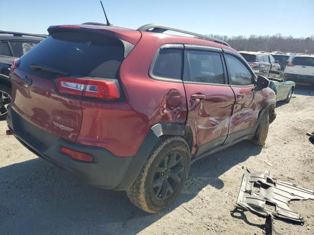1C4PJMBBXFW615145 - 2015 JEEP CHEROKEE TRAILHAWK RED photo 3