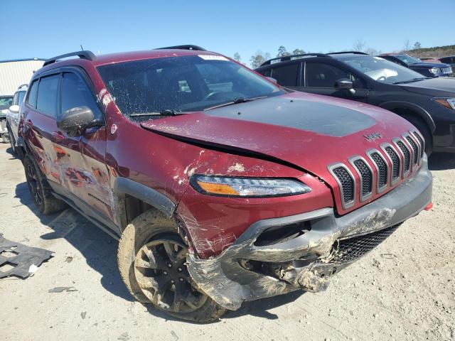 1C4PJMBBXFW615145 - 2015 JEEP CHEROKEE TRAILHAWK RED photo 4