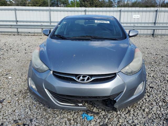 KMHDH4AE7DU931827 - 2013 HYUNDAI ELANTRA GLS GRAY photo 5