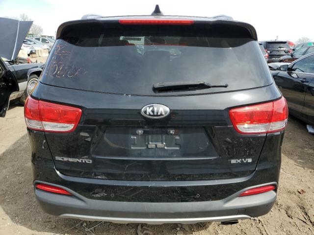 5XYPH4A54GG140176 - 2016 KIA SORENTO EX BLACK photo 6