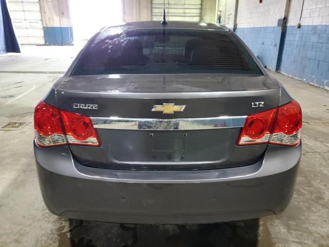 1G1PH5S9XB7240563 - 2011 CHEVROLET CRUZE LTZ GRAY photo 6