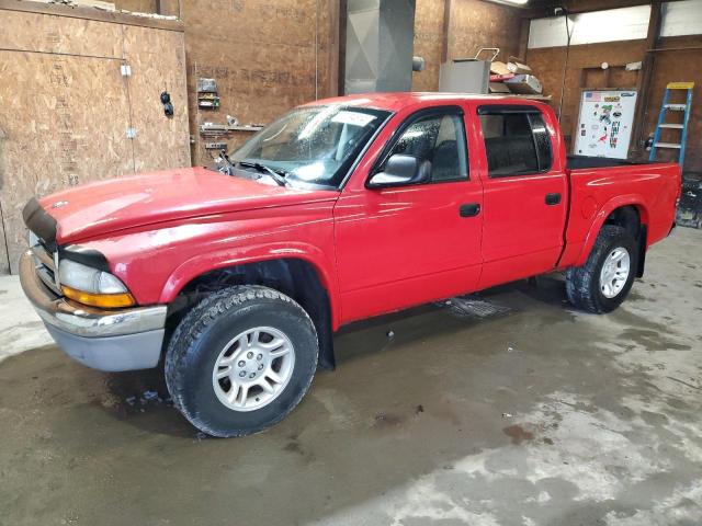 1D7HG48N23S221801 - 2003 DODGE DAKOTA QUAD SLT RED photo 1