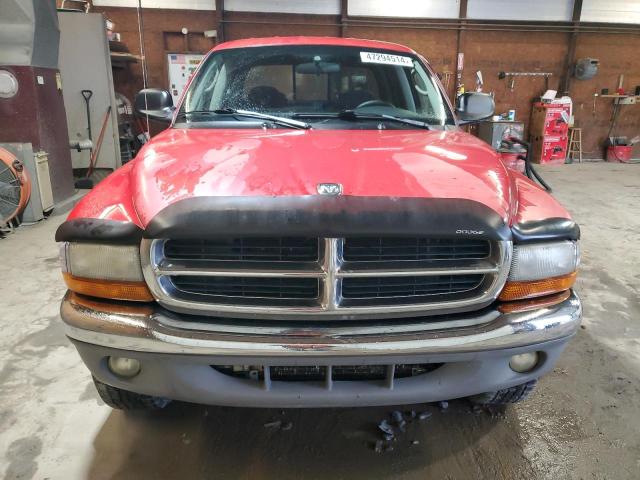 1D7HG48N23S221801 - 2003 DODGE DAKOTA QUAD SLT RED photo 5