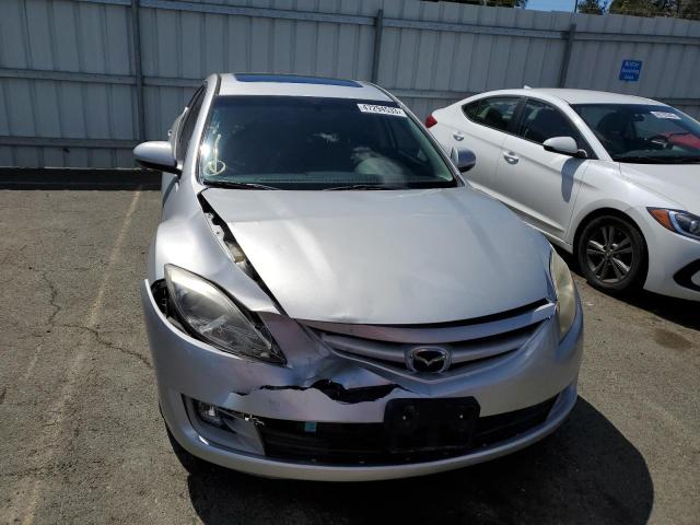 1YVHZ8CH8A5M51278 - 2010 MAZDA 6 I SILVER photo 5