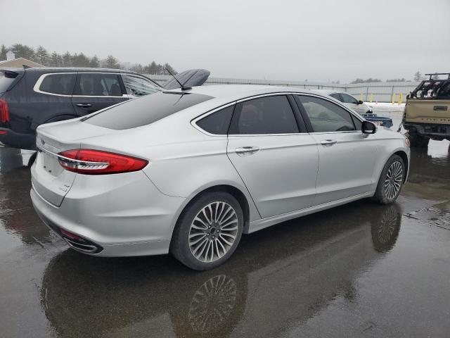 3FA6P0H93HR338311 - 2017 FORD FUSION SE SILVER photo 3