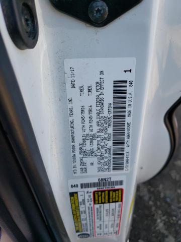 5TFRX5GN2JX104001 - 2018 TOYOTA TACOMA ACCESS CAB 白色 照片 12