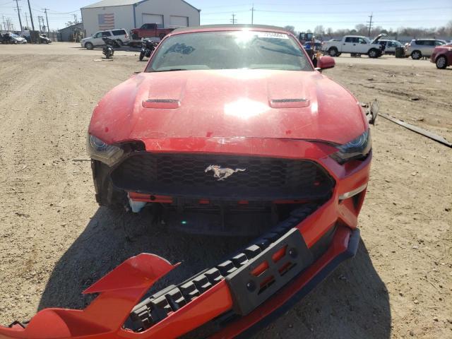 1FATP8UH6K5171239 - 2019 FORD MUSTANG RED photo 5