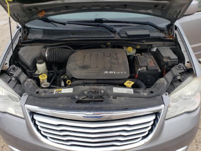 2C4RC1BG3DR631156 - 2013 CHRYSLER TOWN & COU TOURING SILVER photo 12