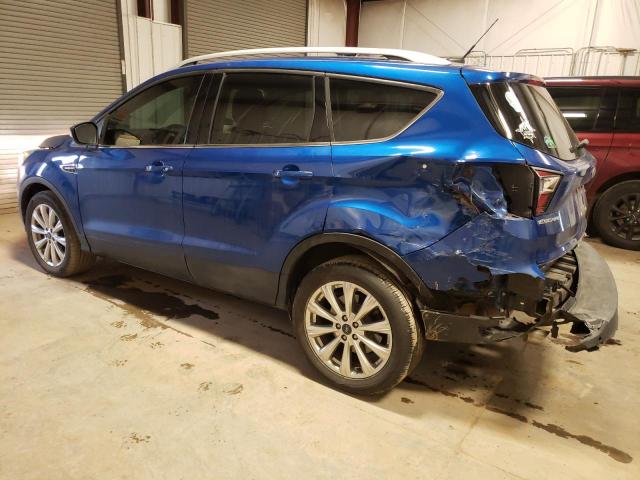 1FMCU9J99HUA28270 - 2017 FORD ESCAPE TITANIUM BLUE photo 2