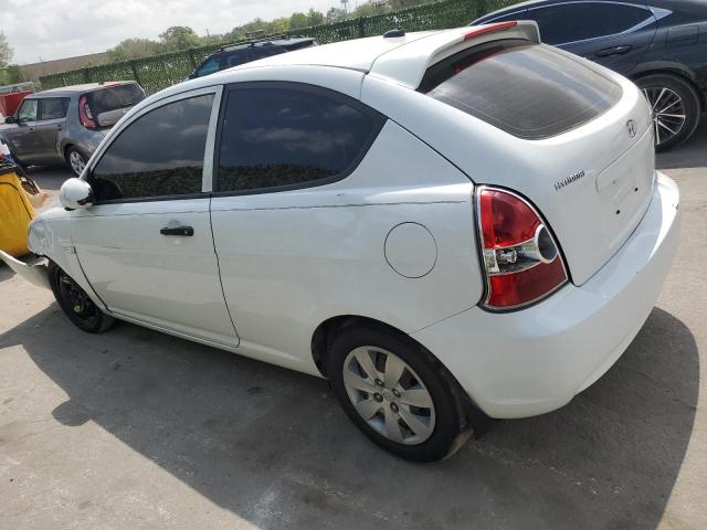 KMHCN36C58U081949 - 2008 HYUNDAI ACCENT SE WHITE photo 2