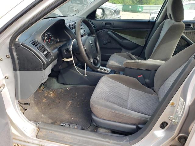 1HGES163X4L023704 - 2004 HONDA CIVIC DX VP SILVER photo 7