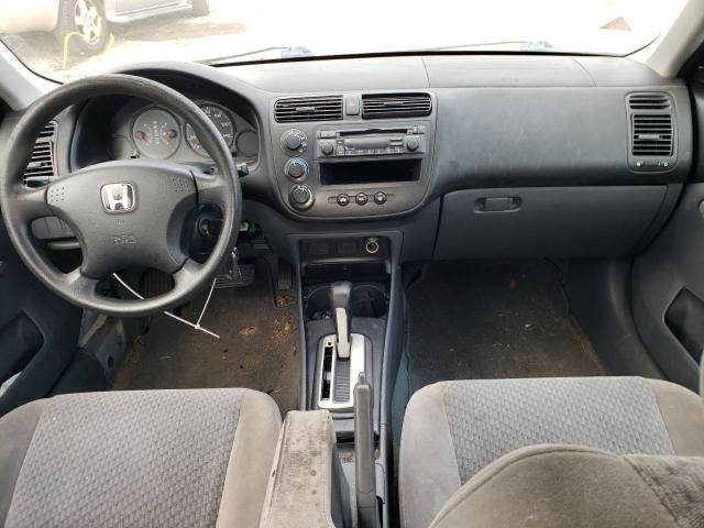 1HGES163X4L023704 - 2004 HONDA CIVIC DX VP SILVER photo 8