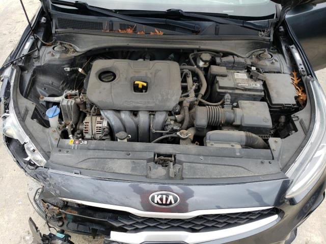 3KPF24AD9KE102971 - 2019 KIA FORTE FE GRAY photo 11