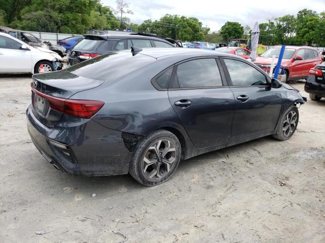 3KPF24AD9KE102971 - 2019 KIA FORTE FE GRAY photo 3