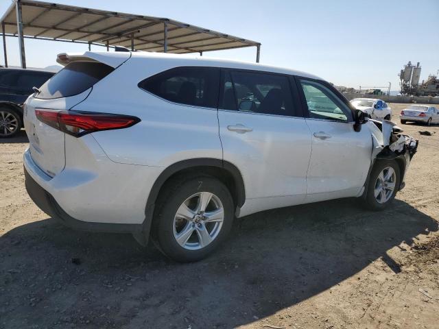 5TDBZRBHXNS188326 - 2022 TOYOTA HIGHLANDER L WHITE photo 3