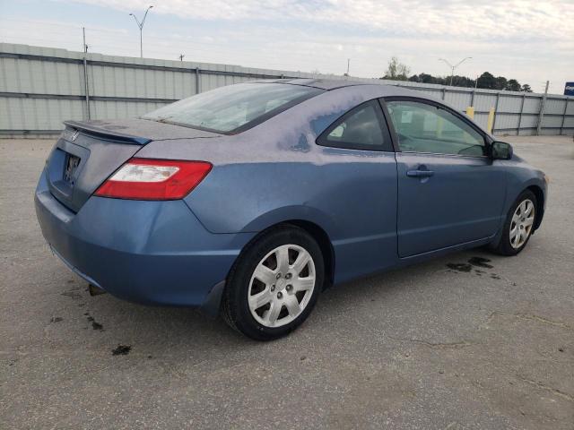 2HGFG126X7H506276 - 2007 HONDA CIVIC LX BLUE photo 3