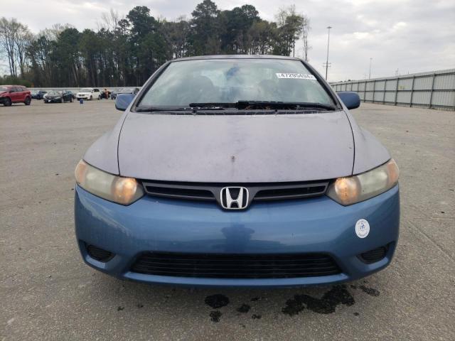 2HGFG126X7H506276 - 2007 HONDA CIVIC LX BLUE photo 5