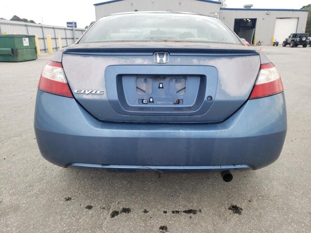 2HGFG126X7H506276 - 2007 HONDA CIVIC LX BLUE photo 6