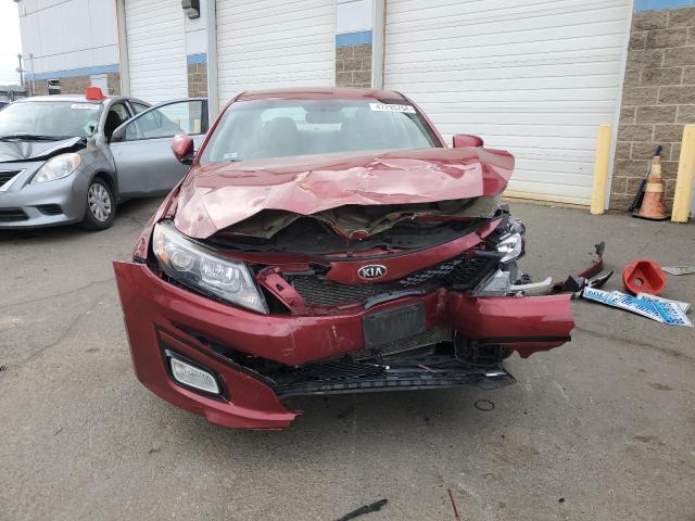 5XXGM4A72EG321663 - 2014 KIA OPTIMA LX RED photo 5