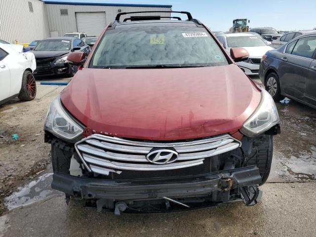 KM8SR4HF1FU130011 - 2015 HYUNDAI SANTA FE GLS RED photo 5