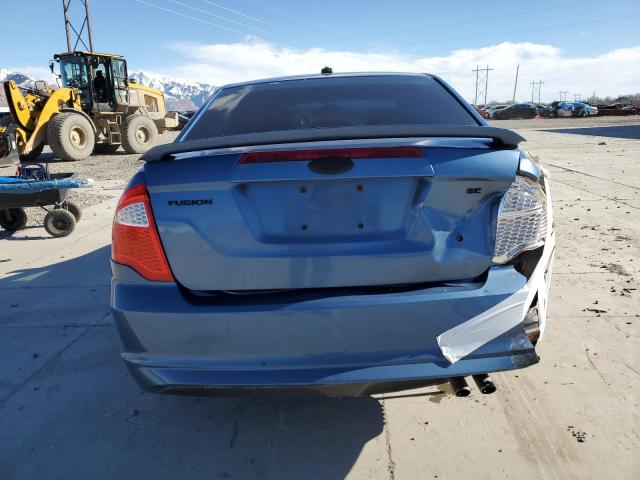 3FAHP0HA3AR378817 - 2010 FORD FUSION SE BLUE photo 6