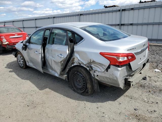 3N1AB7AP8KY227936 - 2019 NISSAN SENTRA S SILVER photo 2