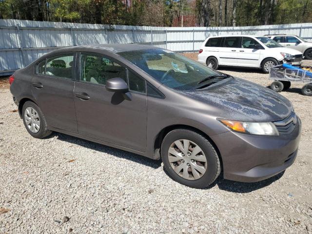 2HGFB2F56CH561033 - 2012 HONDA CIVIC LX GRAY photo 4