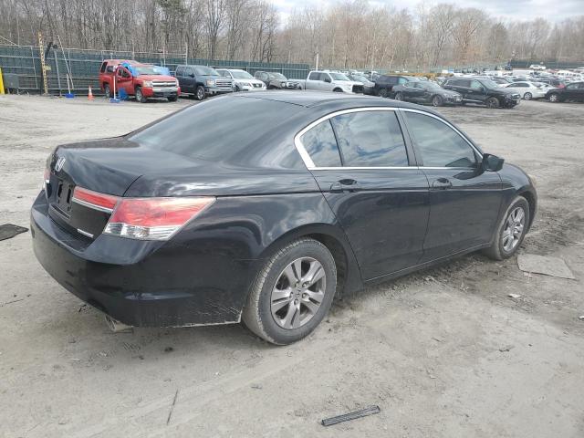 1HGCP2F65CA210495 - 2012 HONDA ACCORD SE BLACK photo 3