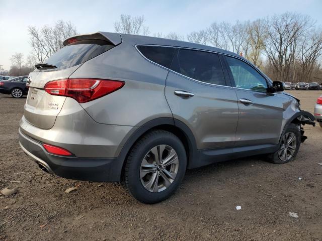 5XYZTDLB3GG357244 - 2016 HYUNDAI SANTA FE S GRAY photo 3